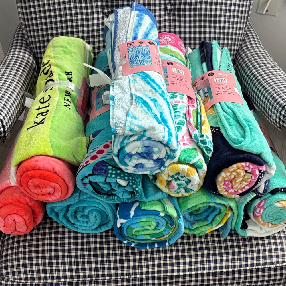 Kate Spade Colorful Beach Towels;your choice